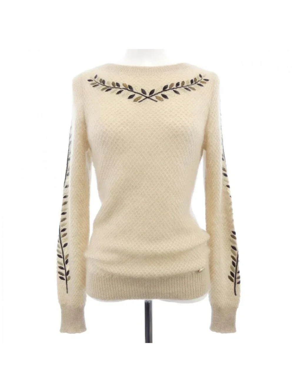 Chanel Knit Sweater Beige